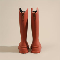 High Tube Non-slip Rain Boots Women's Rubber Water Shoes