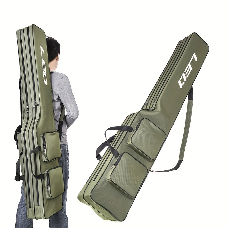 LEOFISHING Fishing Tackle Storage Bag 27ft Portable Rod Reel Organizer