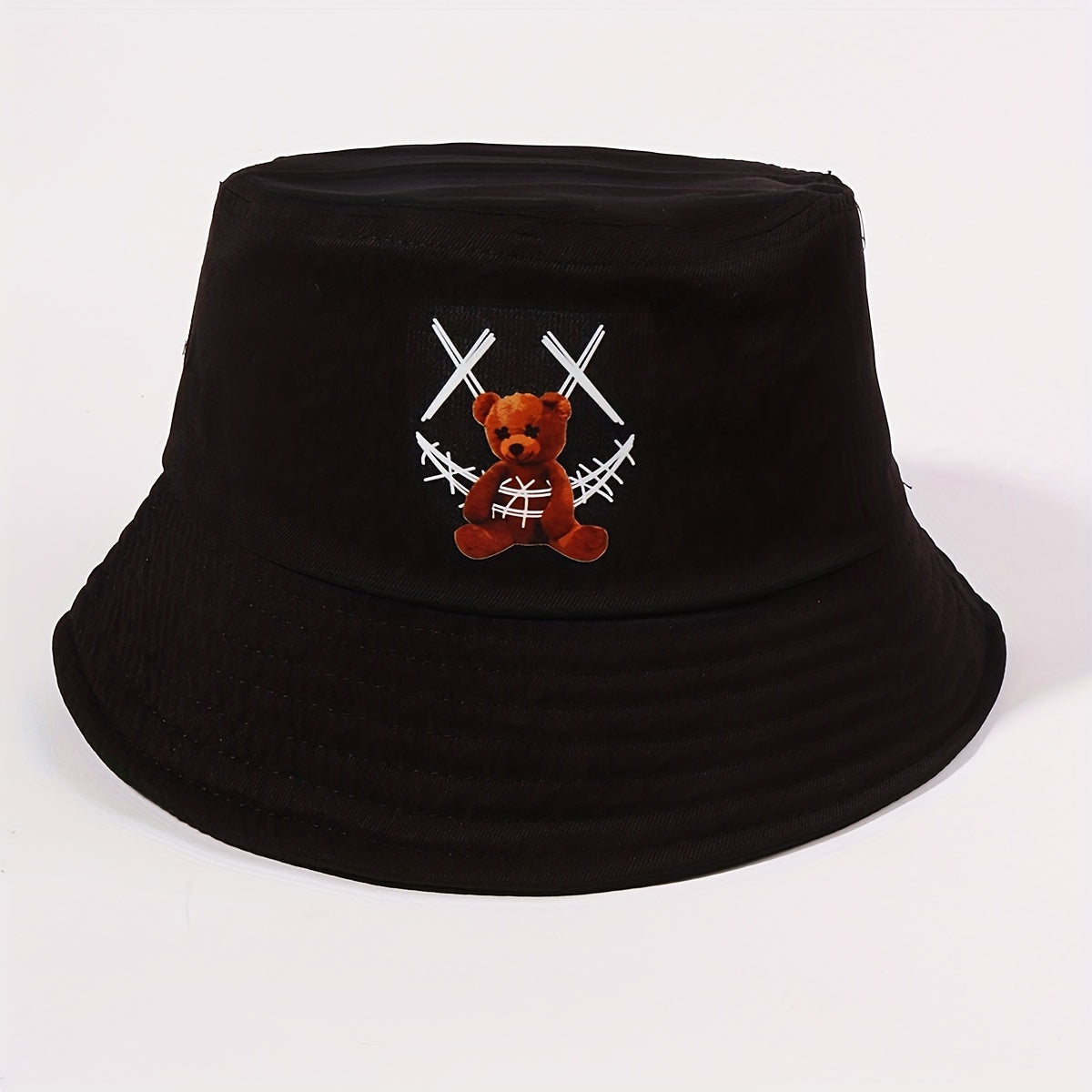 Smiling Face Bear Bucket Hat for Women