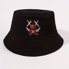 Smiling Face Bear Bucket Hat for Women