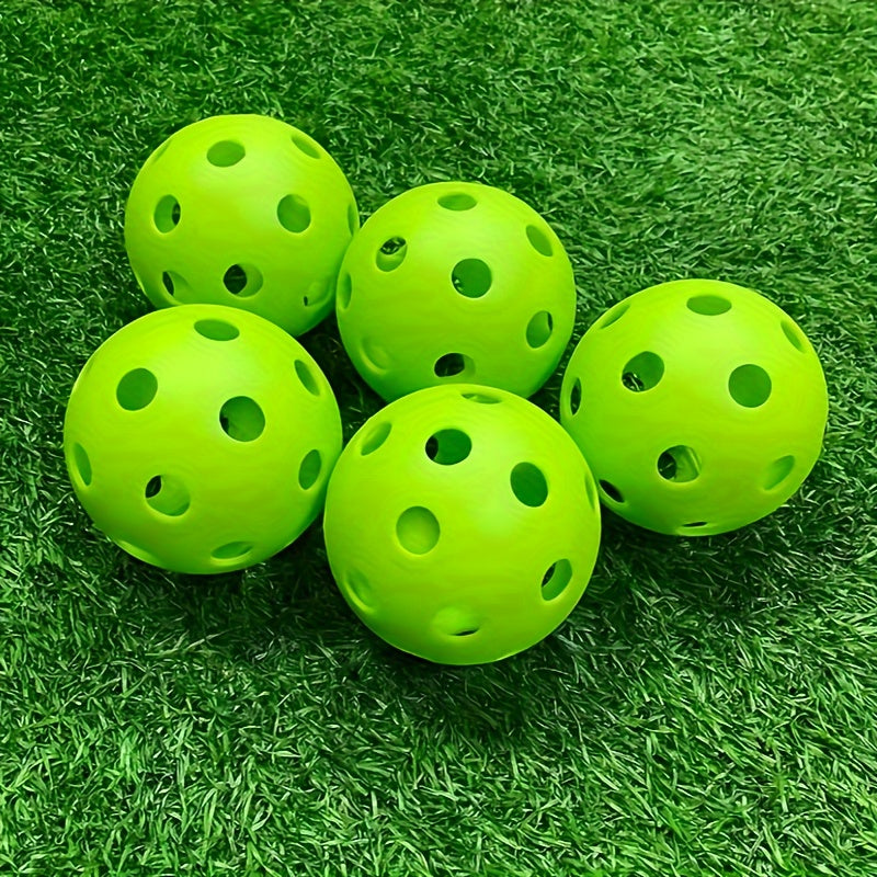 6pcs Pickleball 74MM Durable 26 Holes Indoor Pickleballs 24g