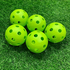 6pcs Pickleball 74MM Durable 26 Holes Indoor Pickleballs 24g