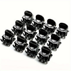 12pcs Mini Hair Claws Plastic Hairpins Hair Clips For Girls