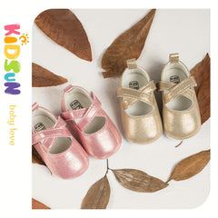 Baby Girls Ballet Shoes Breathable Lightweight Anti Slip Walking Shoes