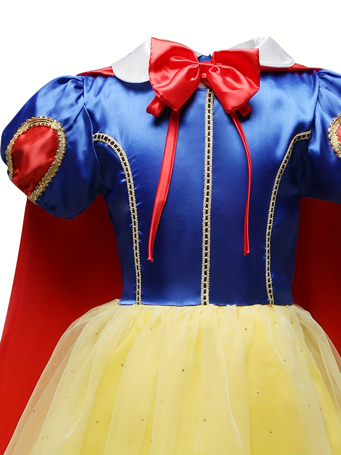 Girls Halloween Queen Cloak Princess Dress Role Play Costume Set