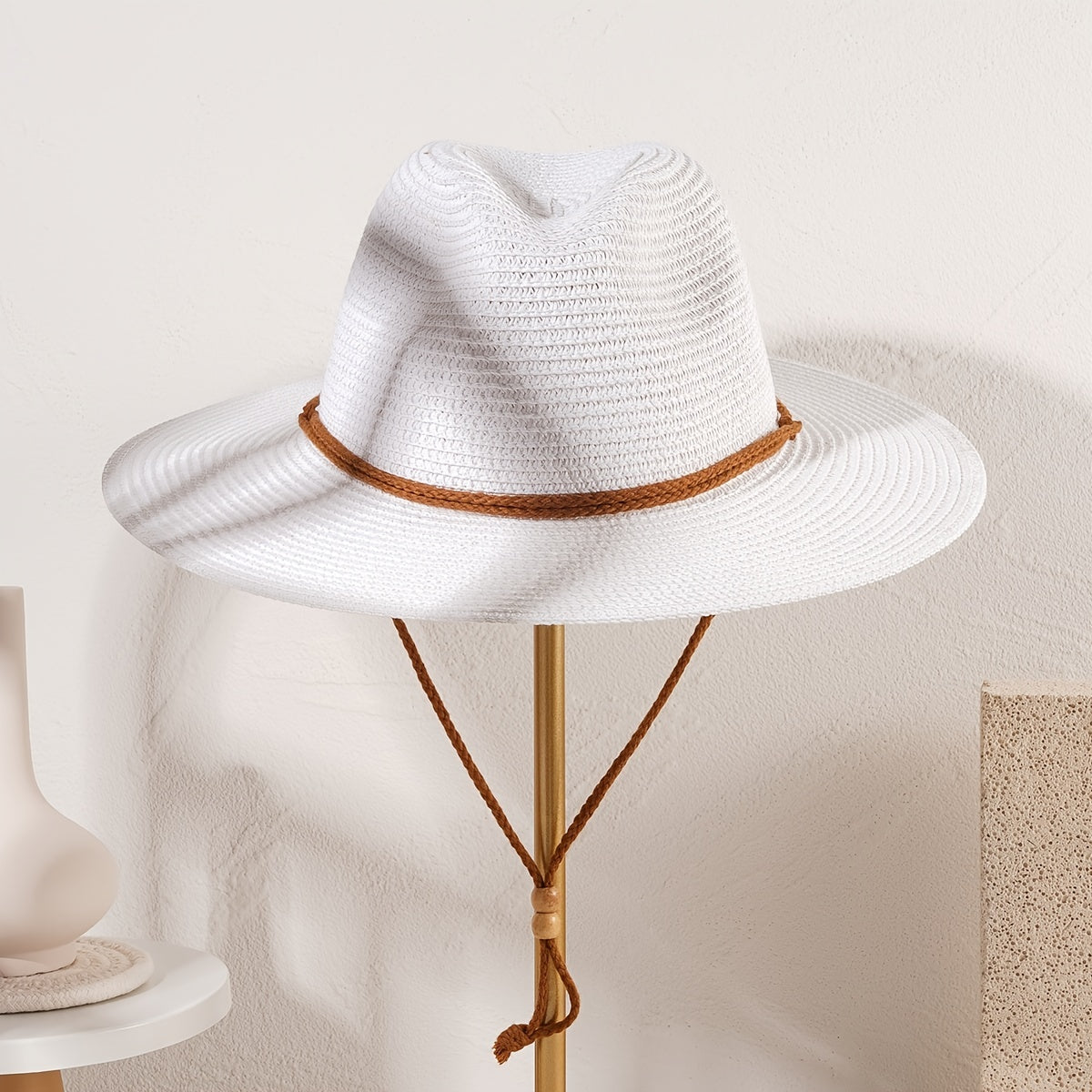 Breathable Sunshade Big Brim Cowboy Hat for Outdoor Activities