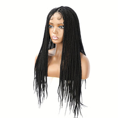 86 36 Cm Lace Knotless Box Braided Wigs For Women