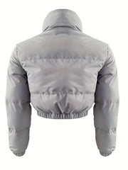 Warm Zip Up Parka Winter Outerwear