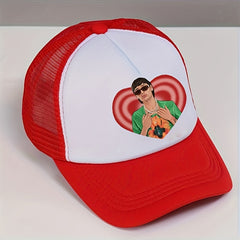 Printed Breathable Mesh Baseball Cap Men Women
