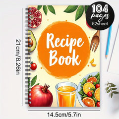 Spiral Recipe Notebook for Your Own Recipes Recipe Journal Ideal Gift
