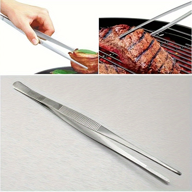 Stainless Steel Food Tongs Kitchen Gadgets Barbecue Accessory