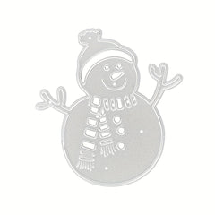 Christmas Snowman Metal Cutting Die For DIY Embossing