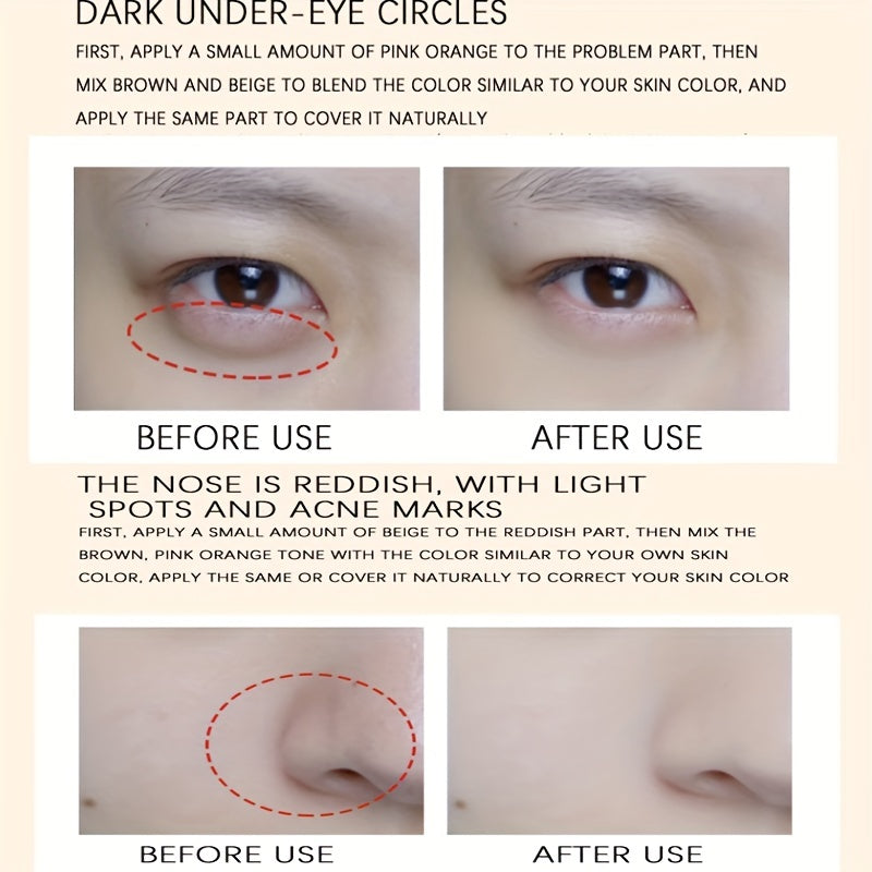 15 Colors Concealer & 7 Makeup Brushes Set