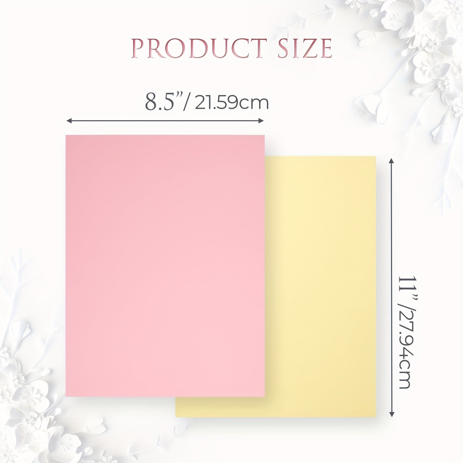 100 Sheets Colored Cardstock 20 Rainbow Colors 220gsm DIY Art Students Paper