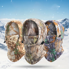 Camouflage Balaclava Winter Outdoor Fleece Hood Hat Windproof Cycling Mask
