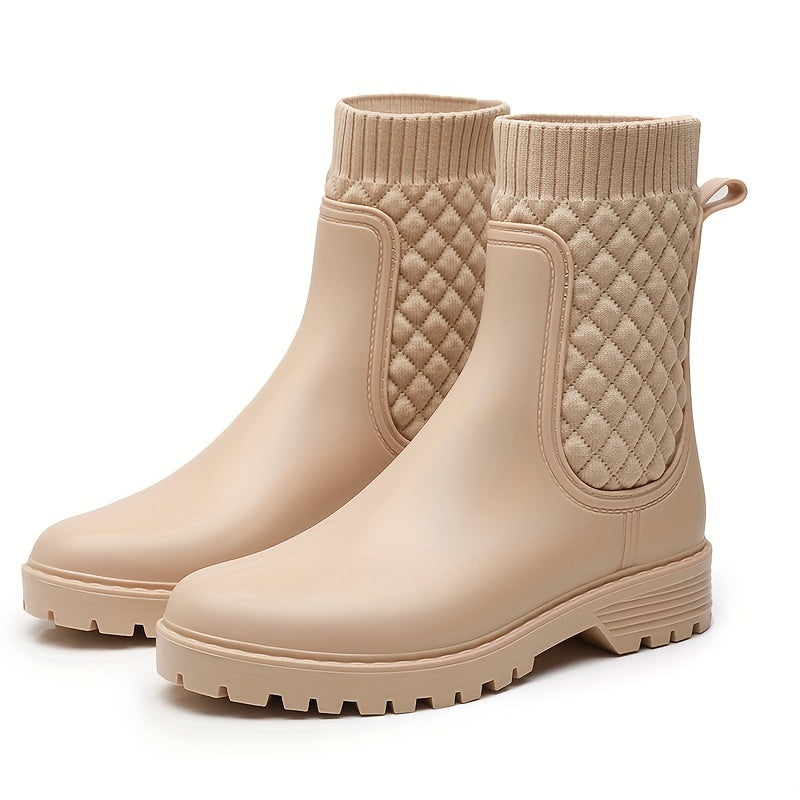 Women's Waterproof Non slip Rain Boots Comfortable Outdoor Shoes
