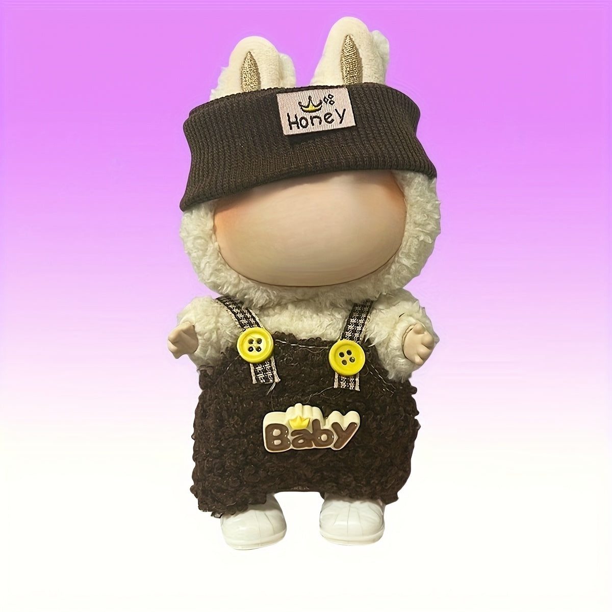 Doll Clothing Accessories Set for 16cm Dolls - Hat, Pants, Headpiece, Skirt