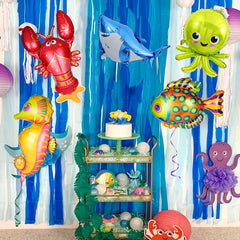 Ocean Themed Aluminum Film Balloon for Party Decoration