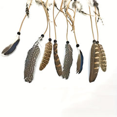 Bohemian Style Faux Feather Headband Indian Style Hair Accessory
