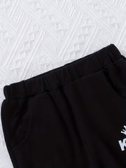 2pcs Baby Boys KING Crown T shirt & Shorts Set Clothes