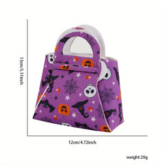 Halloween Pumpkin Tote Bag Candy Bag Trick or Treat Gift Theme Party Supplies