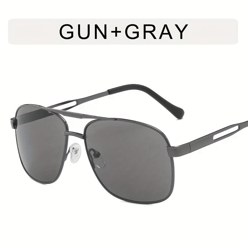 Top Bar Aviator Sunglasses Metal Gradient Glasses UV400