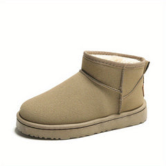 Women's Winter Short Boots Faux Fur Lined Snow Shoes