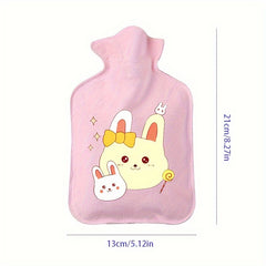 350ml Cartoon Dinosaur Rabbit Plush Warm Water Bag Hot Water Bag