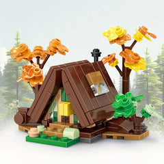 Mini Triangle House Building Block Toy Set