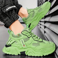 Men's Platform Shoes Soft Sole Street Style Chunky Shoes