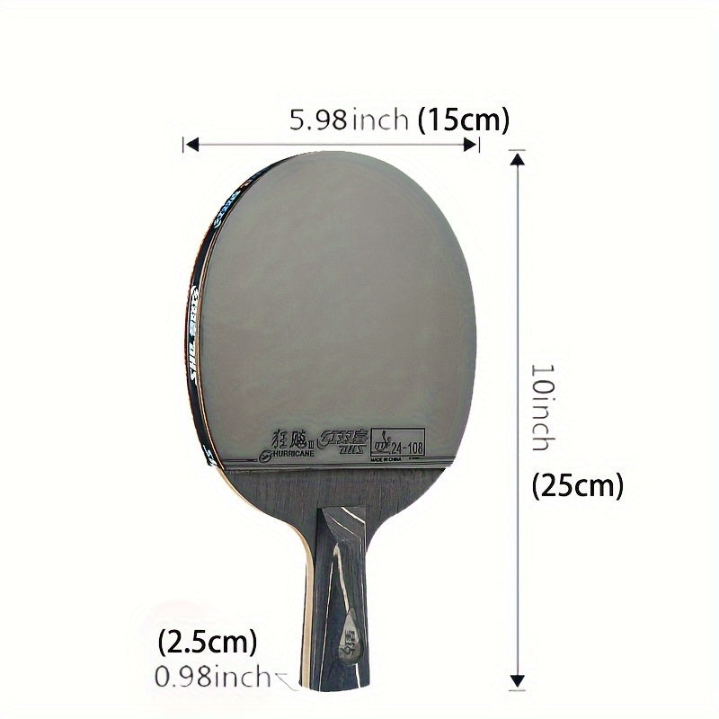 Professional Table Tennis Racket Advanced Straight Horizontal Racket