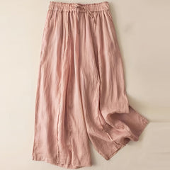 Casual Wide Leg Drawstring Pants for Women