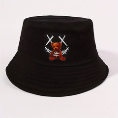 Smiling Face Bear Bucket Hat for Women