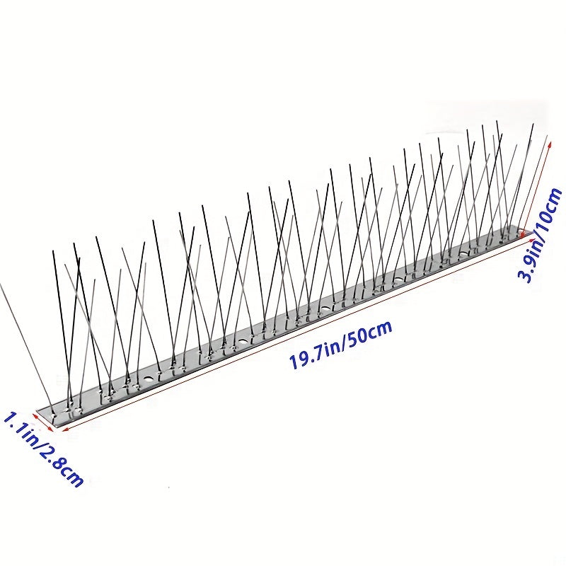 8ft Stainless Steel Pigeon Spikes for Roof Balcony Conservatory