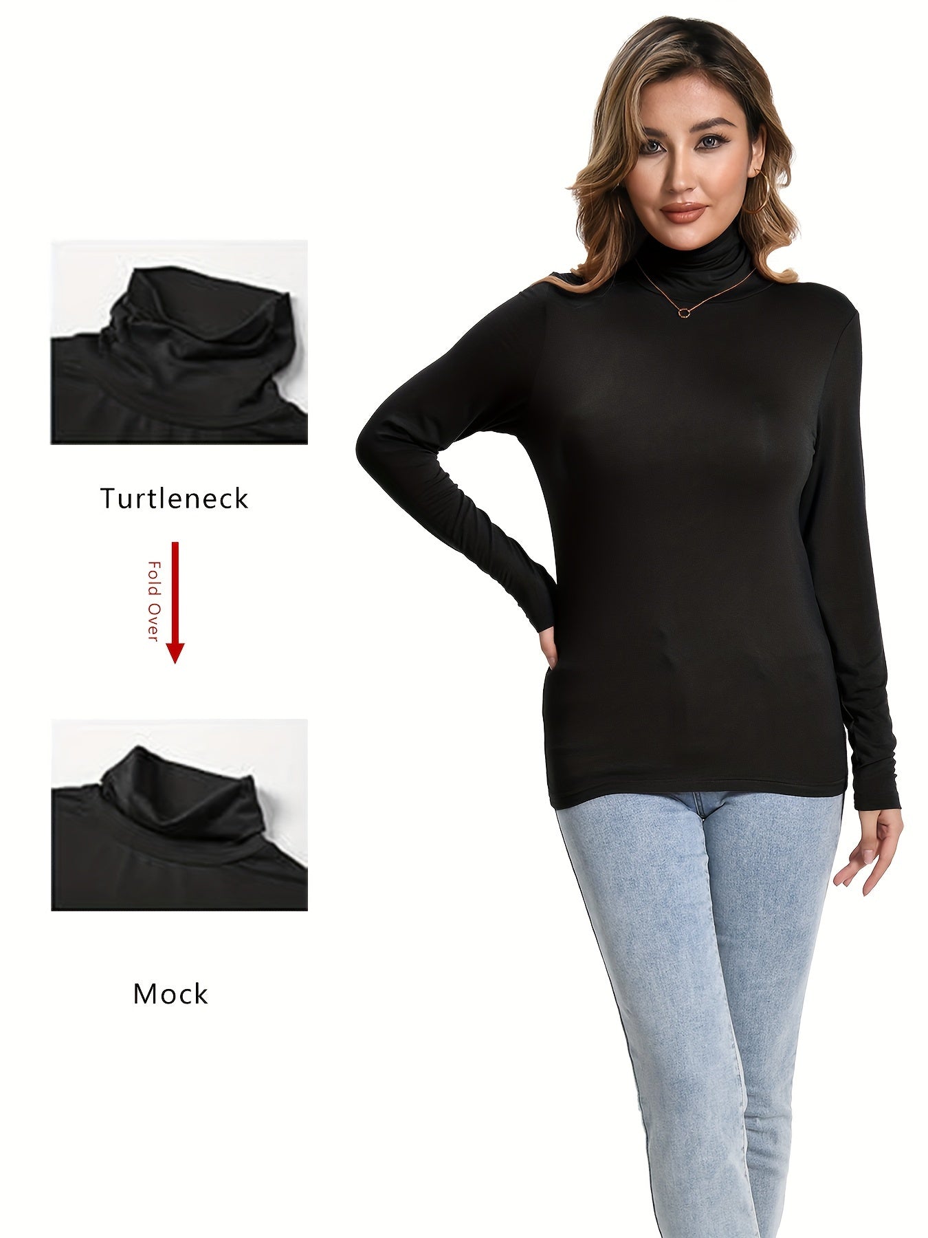 3Pcs High Neck Sporty T Shirt Long Sleeves Solid Sports Tee Women's Activewear