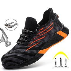Work Safety Shoes Puncture Proof Steel Toe Boots