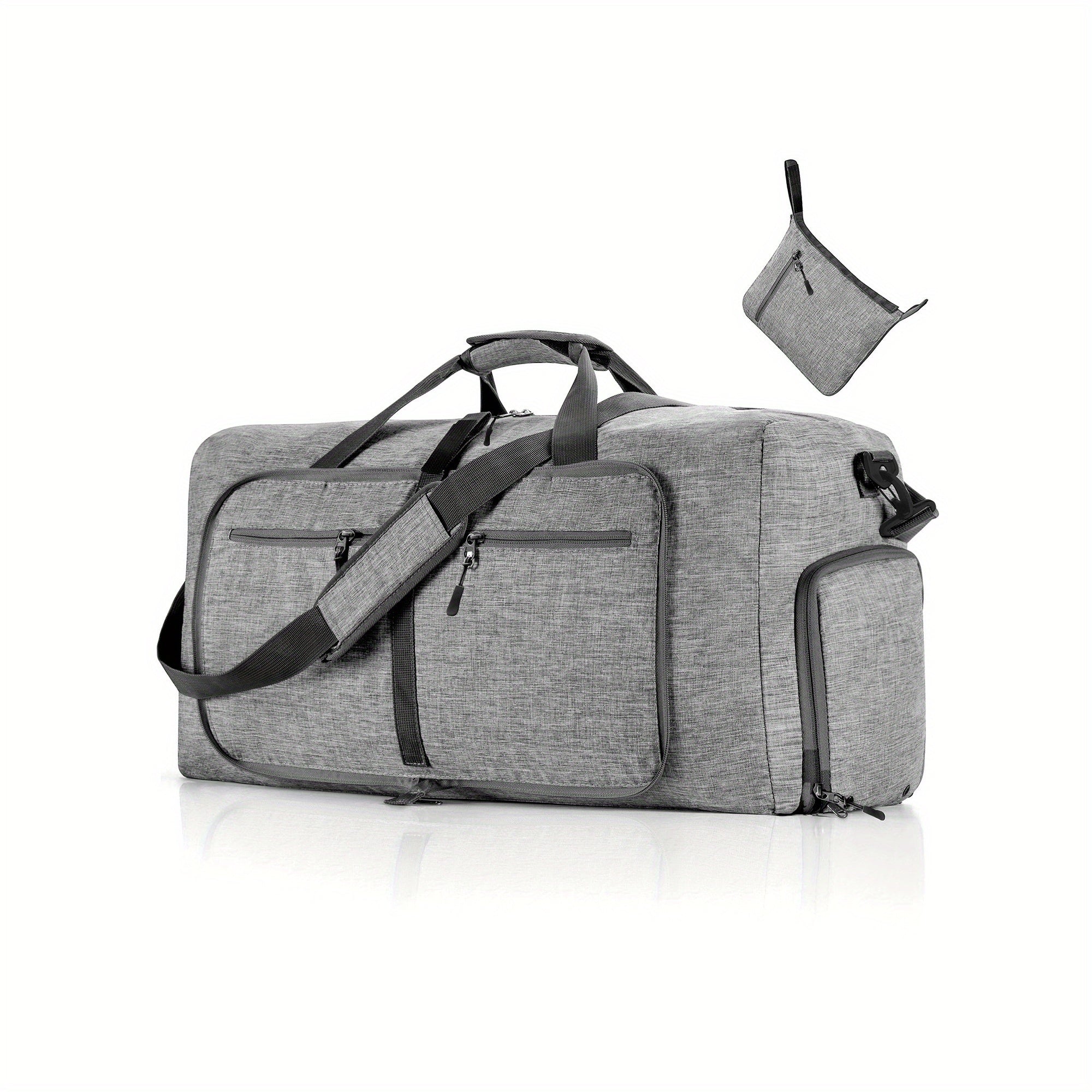 Folding Duffle Bag for Outdoor Travel Camping Fitness Men Women