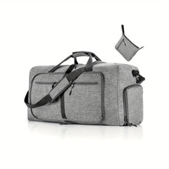Folding Duffle Bag for Outdoor Travel Camping Fitness Men Women