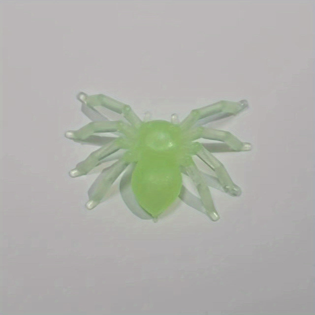 20pcs Halloween Glow Dark Spiders Plastic Toys Props