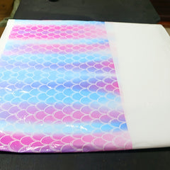 Mermaid Shell Birthday Party Tablecloth - Under The Sea Theme Decoration