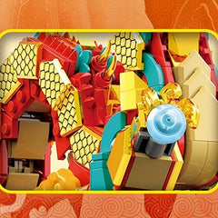 1000 pcs Golden Dragon Jigsaw Puzzle Kit ABS Plastic DIY Model