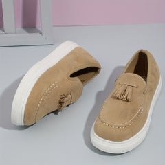 Boys Slip On Loafer Shoes Lightweight Comfortable Non Slip Flat Shoes