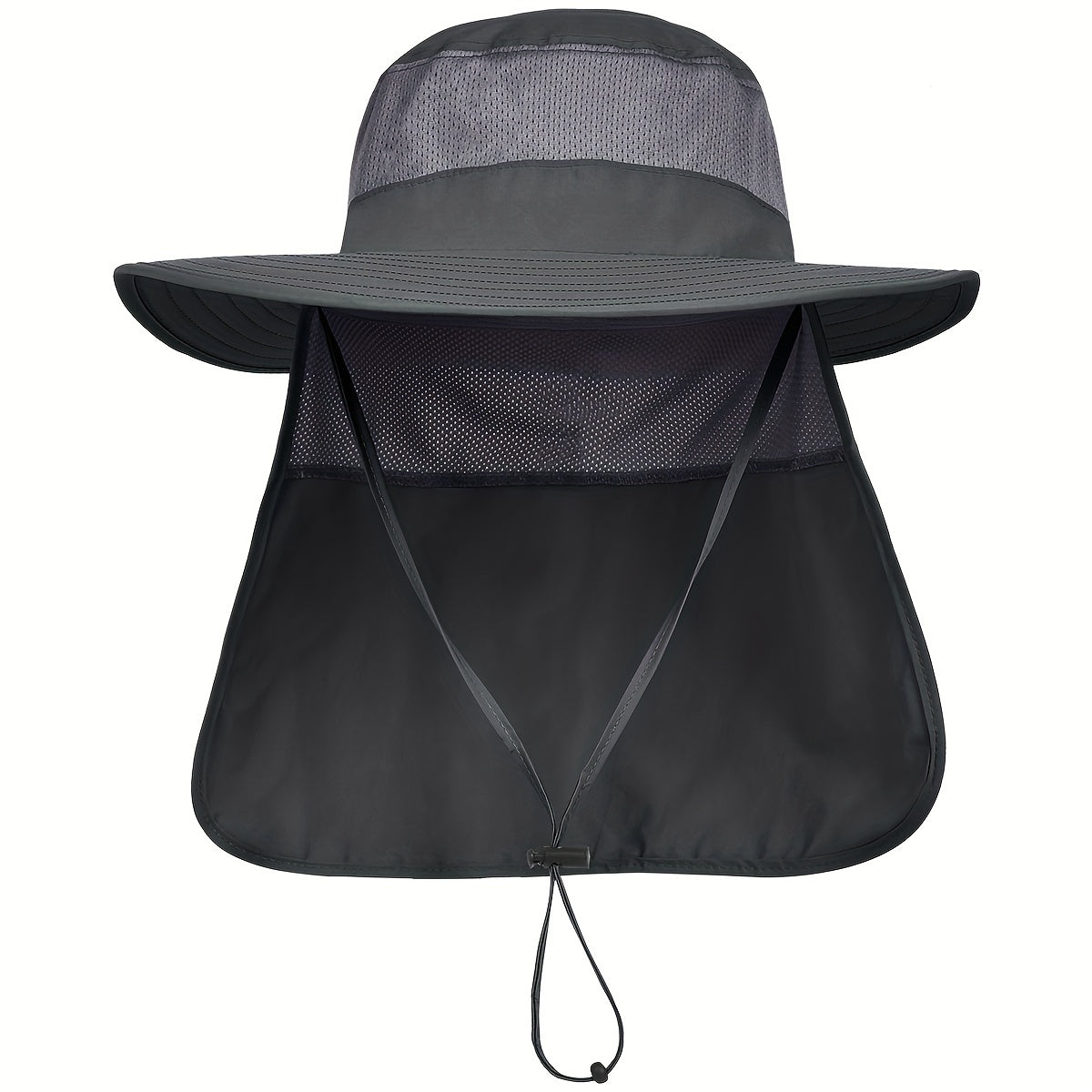 UPF 50 Sun Protection Safari Cap with Neck Flap