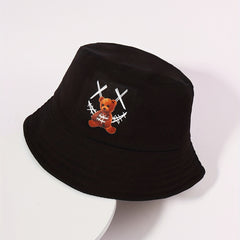 Smiling Face Bear Bucket Hat for Women
