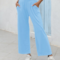Wide Leg Pants Casual Loose Yoga Lounge Pants With Pocket