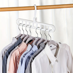 9 Hole Portable Travel Clothes Hanger