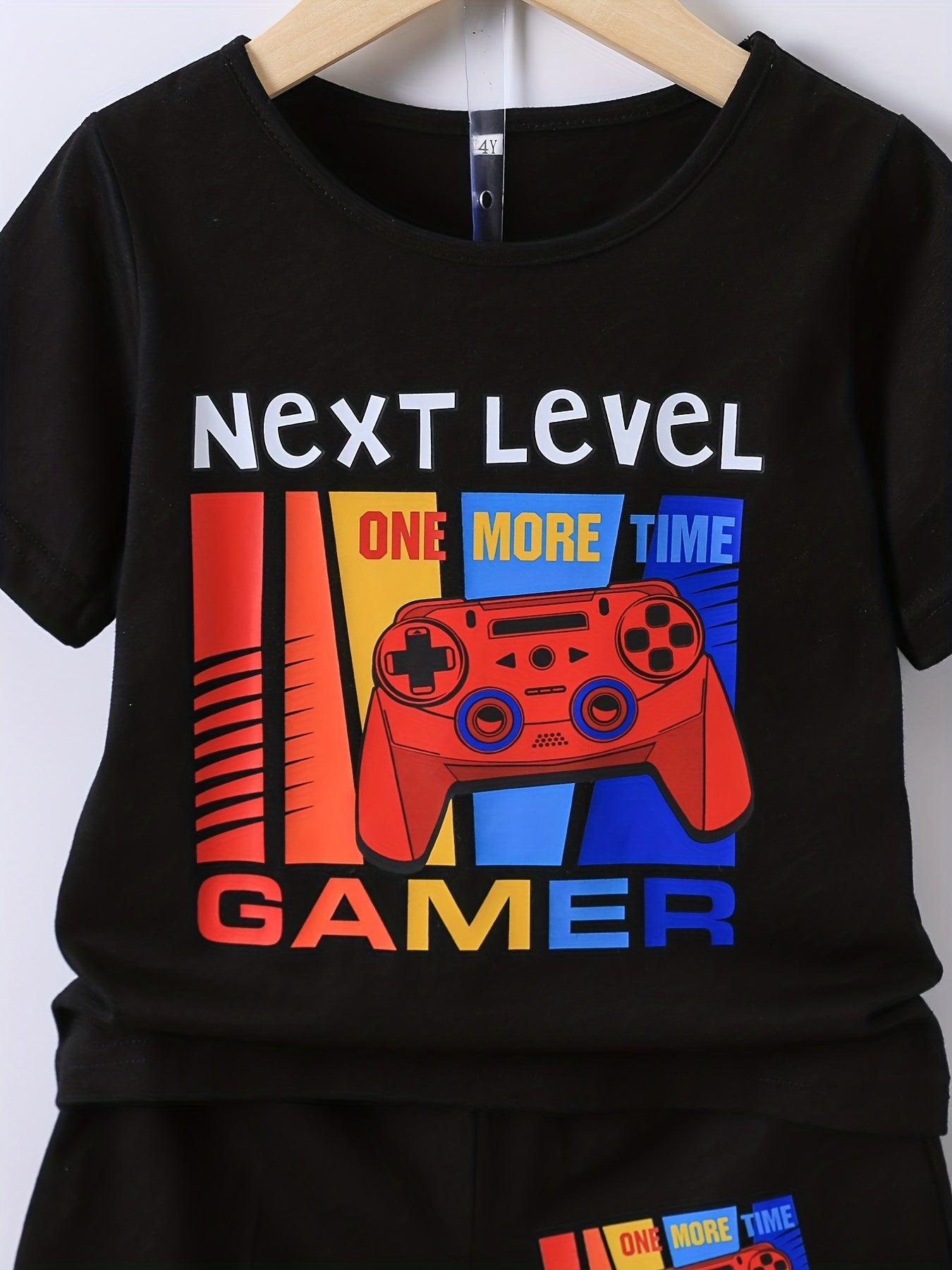 Boys Next Level Gamer Graphic T-shirt & Shorts Summer Outfit Set
