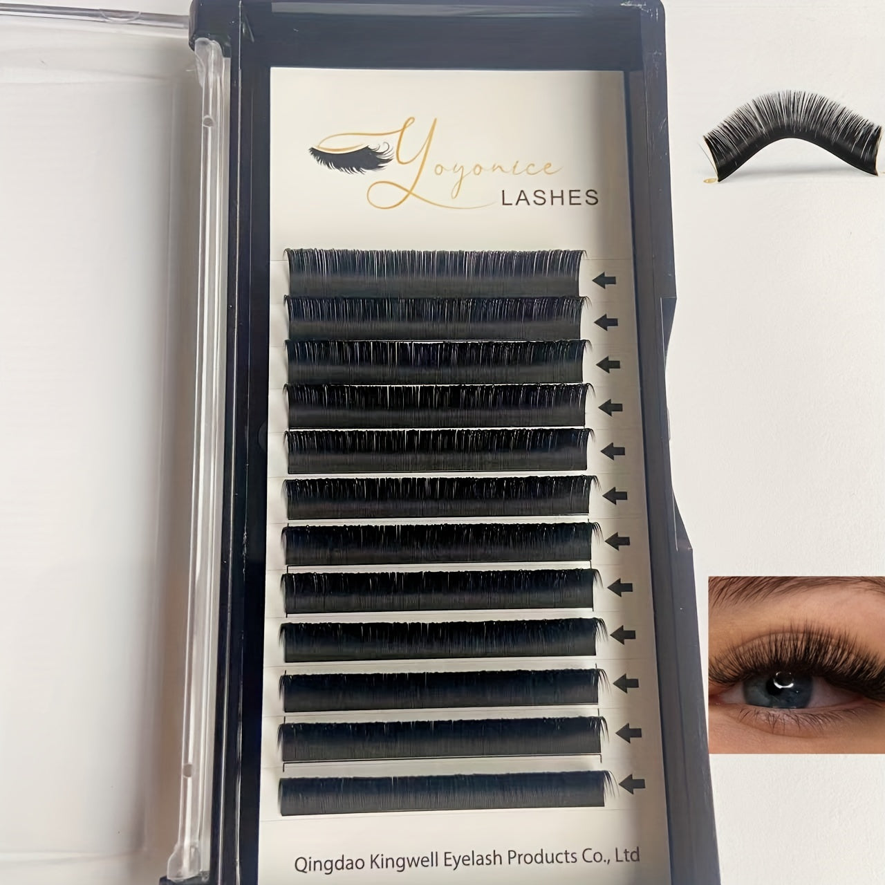 0.05mm Soft Cluster Lashes Individual Eyelash Extensions DIY False Eyelashes