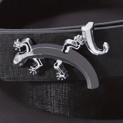 Men's Animal Pattern Business Leather Belt