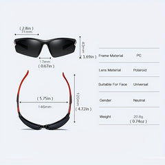 Men's Polarized Sports Sunglasses Anti Wind Sand 8516